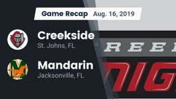 Recap: Creekside  vs. Mandarin  2019