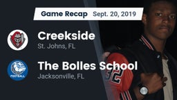 Recap: Creekside  vs. The Bolles School 2019