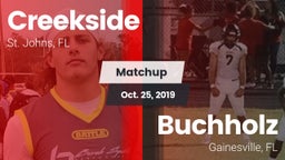 Matchup: Creekside vs. Buchholz  2019