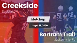 Matchup: Creekside vs. Bartram Trail  2020