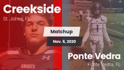 Matchup: Creekside vs. Ponte Vedra  2020