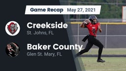 Recap: Creekside  vs. Baker County  2021