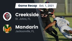 Recap: Creekside  vs. Mandarin  2021