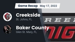 Recap: Creekside  vs. Baker County  2022