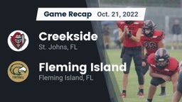 Recap: Creekside  vs. Fleming Island  2022