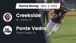 Recap: Creekside  vs. Ponte Vedra  2022
