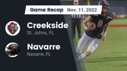 Recap: Creekside  vs. Navarre  2022