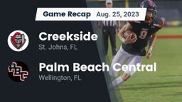 Recap: Creekside  vs. Palm Beach Central  2023