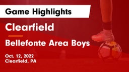 Clearfield  vs Bellefonte Area  Boys Game Highlights - Oct. 12, 2022