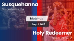 Matchup: Susquehanna vs. Holy Redeemer  2017