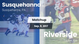 Matchup: Susquehanna vs. Riverside  2017