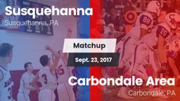 Matchup: Susquehanna vs. Carbondale Area  2017