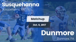 Matchup: Susquehanna vs. Dunmore  2017