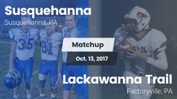 Matchup: Susquehanna vs. Lackawanna Trail  2017