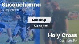 Matchup: Susquehanna vs. Holy Cross  2017
