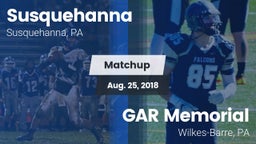 Matchup: Susquehanna vs. GAR Memorial  2018