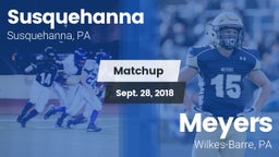 Matchup: Susquehanna vs. Meyers  2018