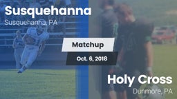 Matchup: Susquehanna vs. Holy Cross  2018