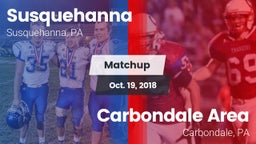 Matchup: Susquehanna vs. Carbondale Area  2018