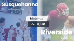 Matchup: Susquehanna vs. Riverside  2018