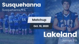 Matchup: Susquehanna vs. Lakeland  2020