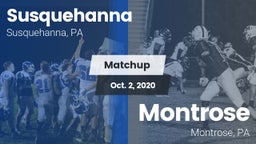 Matchup: Susquehanna vs. Montrose  2020