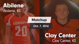 Matchup: Abilene  vs. Clay Center  2016