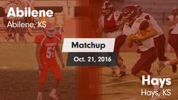Matchup: Abilene  vs. Hays  2016