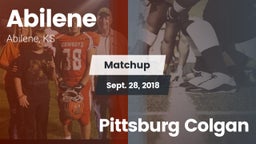 Matchup: Abilene  vs. Pittsburg Colgan 2018