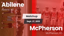 Matchup: Abilene  vs. McPherson  2019