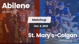 Matchup: Abilene  vs. St. Mary's-Colgan  2019