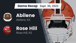 Recap: Abilene  vs. Rose Hill  2022