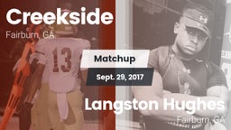 Matchup: Creekside vs. Langston Hughes  2017