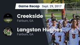 Recap: Creekside  vs. Langston Hughes  2017
