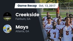 Recap: Creekside  vs. Mays  2017