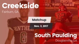 Matchup: Creekside vs. South Paulding  2017