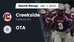 Recap: Creekside  vs. OTA 2018