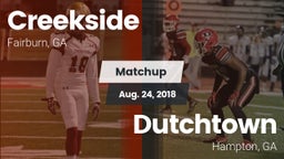Matchup: Creekside vs. Dutchtown  2018