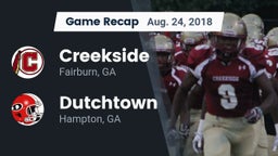 Recap: Creekside  vs. Dutchtown  2018