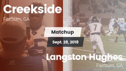 Matchup: Creekside vs. Langston Hughes  2018