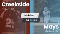 Matchup: Creekside vs. Mays  2018