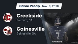 Recap: Creekside  vs. Gainesville  2018