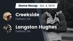 Recap: Creekside  vs. Langston Hughes  2019