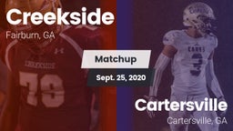 Matchup: Creekside vs. Cartersville  2020