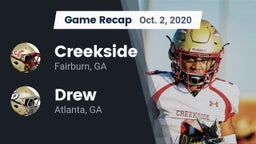 Recap: Creekside  vs. Drew  2020