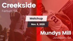 Matchup: Creekside vs. Mundys Mill  2020