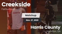 Matchup: Creekside vs. Harris County  2020