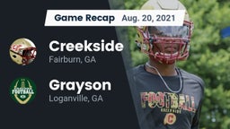 Recap: Creekside  vs. Grayson  2021