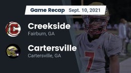 Recap: Creekside  vs. Cartersville  2021