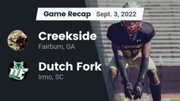 Recap: Creekside  vs. Dutch Fork  2022